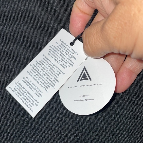 GhostCircus Apparel Black Long Sleeve T Shirt - Picture 3 of 4